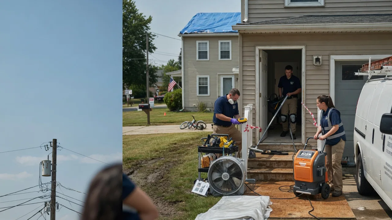 Water Damage Repair in Sarahsville, OH near me